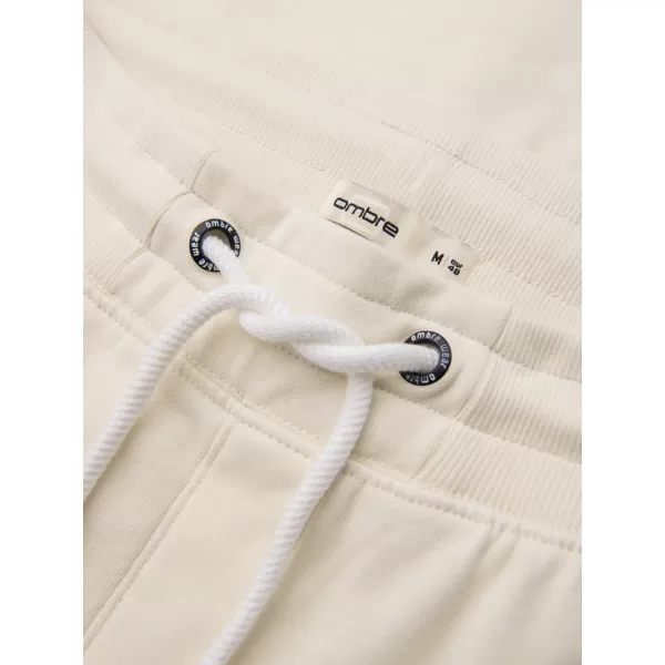  Pánske tepláky OMBRE OM-PABS-0304 CREAM 