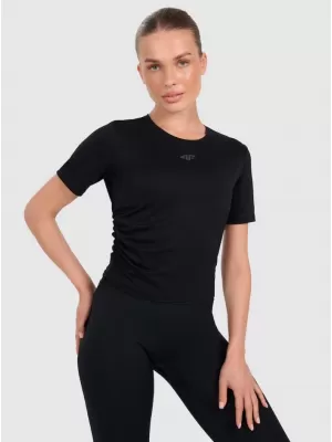 Dámske funkčné tričko 4F WAW25TFLOF433 DEEP BLACK