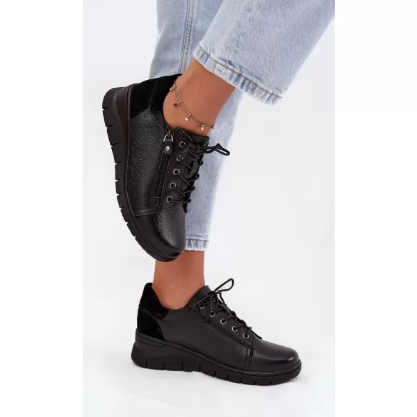  Dámske poltopánky VINCEZA 39964 BLACK 