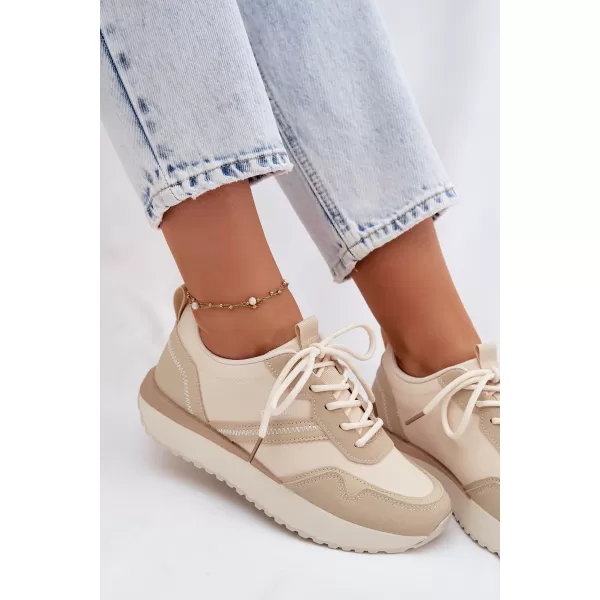  Dámske tenisky BIG STAR SHOES TT274278 BEIGE 