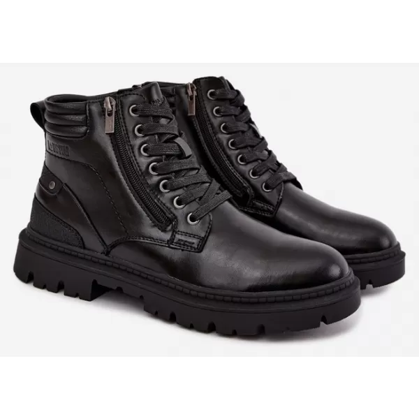  Pánske členkové topánky BIG STAR SHOES UU174242 BLACK 