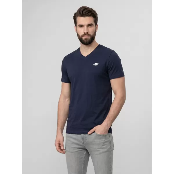  Pánske tričko 4F WMM00TTSHM3339 NAVY 