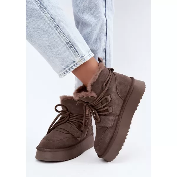  Dámske topánky BIG STAR SHOES UU274315 BROWN/BEIGE SHADOWS 