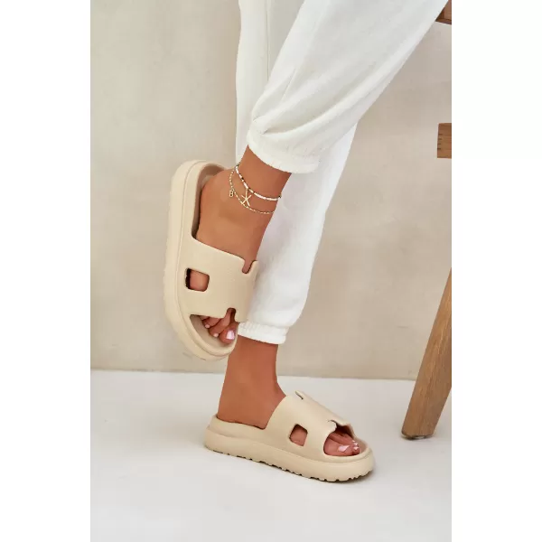  Dámske šľapky BOTO BG198 KHAKI 