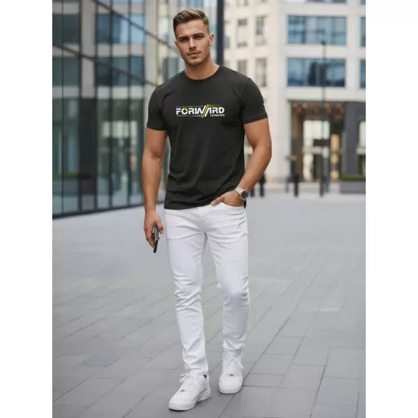  Pánske tričko DSTREET NX0145R-BK ČIERNA 