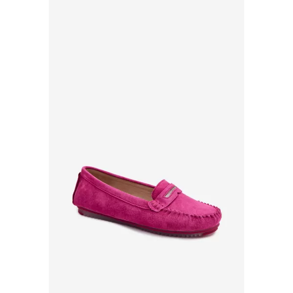  Dámske mokasíny S.BARSKI LR61-7029 FUCHSIA 