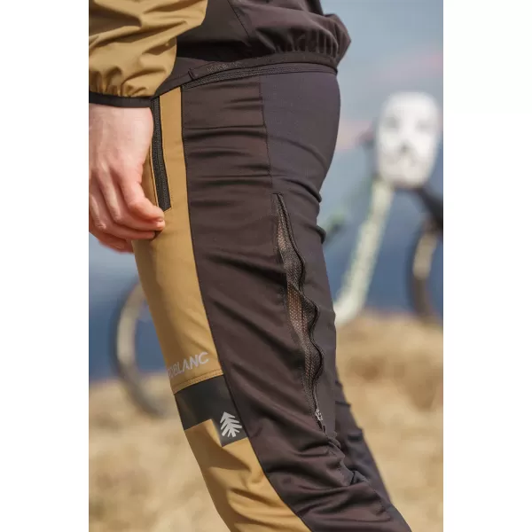  Pánske nepremokavé multi-šport nohavice NORDBLANC RIDGEWALK NBSPM8325 HNEDÁ 