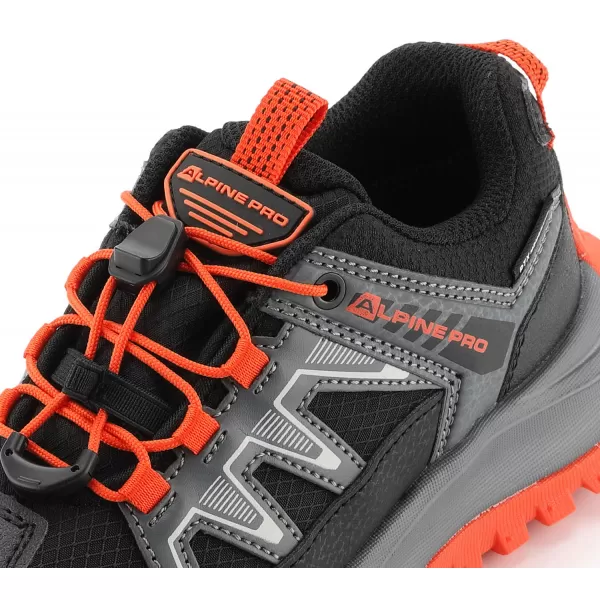  Detské outdoorové topánky ALPINE PRO GERNO BLACK 