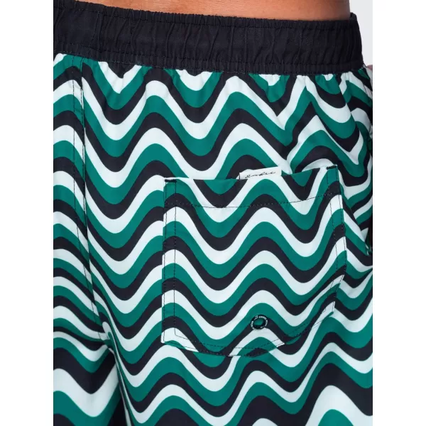  Pánske kraťasy OMBRE OM-SRSS-0221 GREEN AND BLACK 