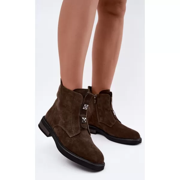  Dámske topánky D&A CR62-3334 KHAKI 