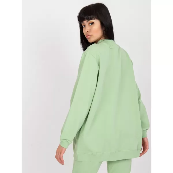  Dámska mikina BASIC FEEL GOOD AP-BL-A-R001 PISTACHIO 