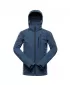 Pánska softshellová bunda ALPINE PRO HOOR 2 DK.METAL BLUE