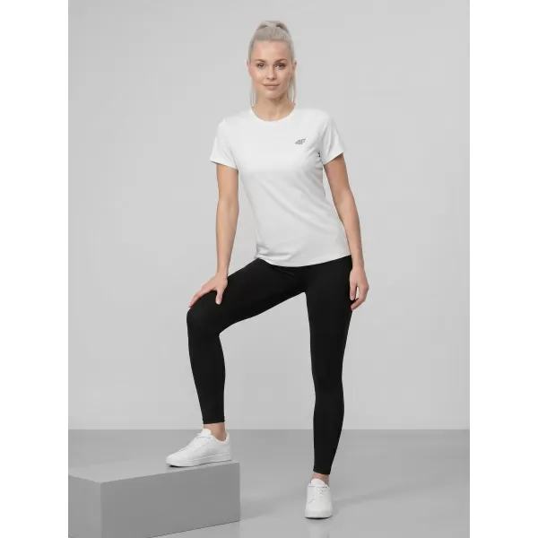  Dámske tričko 4F WMM00TTSHF3308 WHITE 
