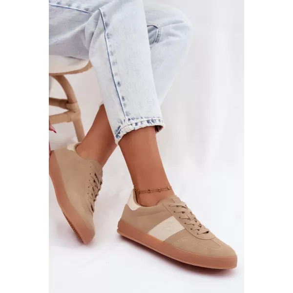 Dámske tenisky BIG STAR SHOES UU274009 BEIGE 