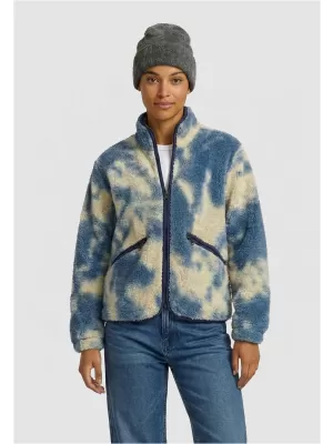 Dámska bunda URBAN CLASSICS TB8505-22939 BLUE TIE-DYE