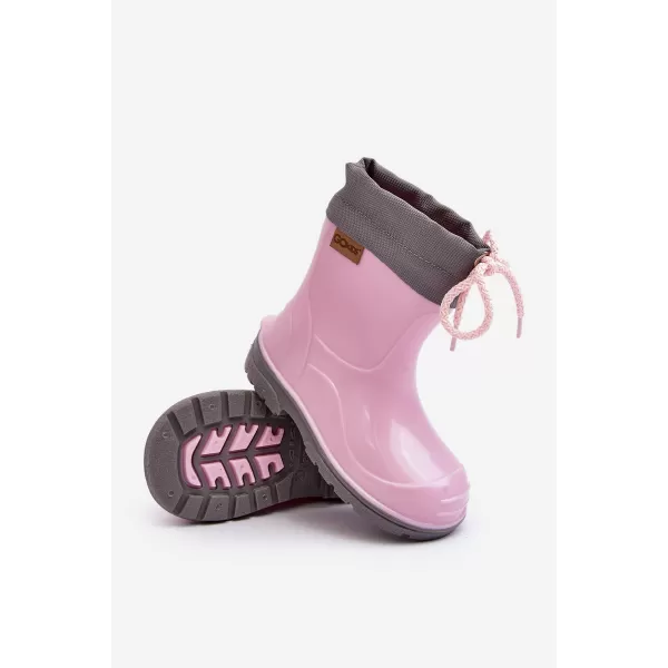  Detské čižmy BOTO 951 PINK RUŽOVÁ/SIVÁ 