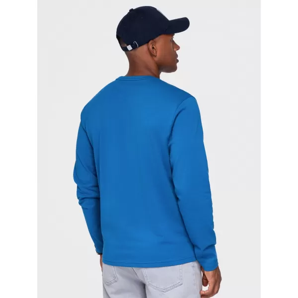  Pánske tričko OMBRE OM-LSBL-0142 BLUE 