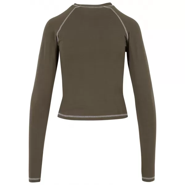  Dámske tričko URBAN CLASSICS TB7730 OLIVE 