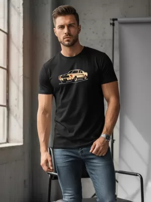Pánske tričko DSTREET NX051R ČIERNA