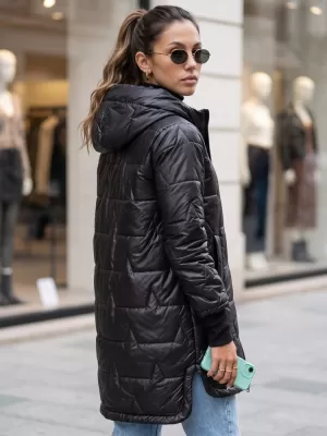 Dámska bunda DSTREET TY5787 ČIERNA