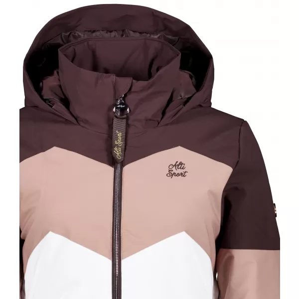  Dámska zimná bunda ALTISPORT IONA HNEDÁ 