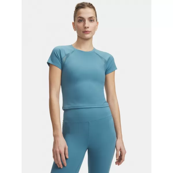  Dámske tričko UNDER ARMOUR MOTION MESH SS 6011045-466 MODRÁ 