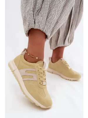Dámske topánky BOTO GD-XW-1054 YELLOW/BEIGE