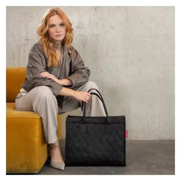  Taška REISENTHEL DAILY SHOPPER RHOMBUS BLACK 