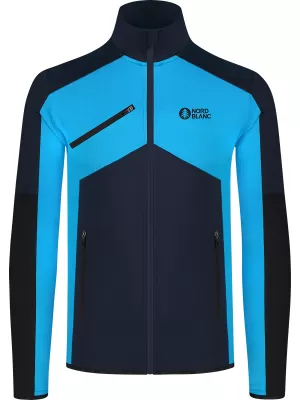 Pánska powerfleece mikina NORDBLANC CUSP NBSFM8334 MODRÁ