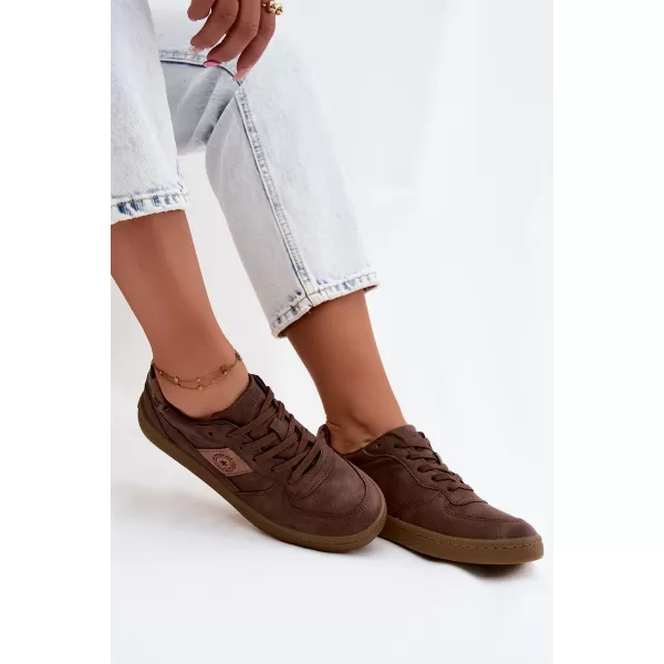  Dámske tenisky BIG STAR SHOES UU274017 BROWN/BEIGE 