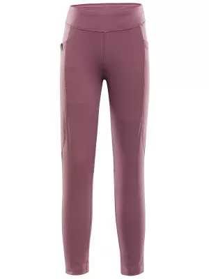 Detské legíny ALPINE PRO GEMSO GRAPE NECTAR