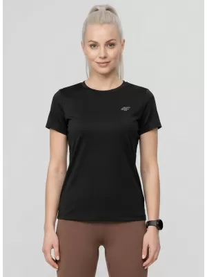 Dámske tričko 4F WMM00TTSHF3308 DEEP BLACK