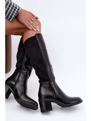Dámske čižmy VINCEZA 58652 BLACK