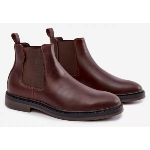  Pánske topánky BIG STAR SHOES UU174279 BROWN/BEIGE SHADOWS 