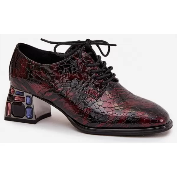 Dámske poltopánky ARTIKER 57C0073 BORDO 