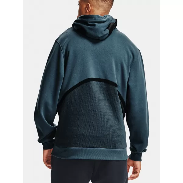  Pánska mikina UNDER ARMOUR RIVAL FLEECE AMP FZ HD 1357113-467 MODRÁ 