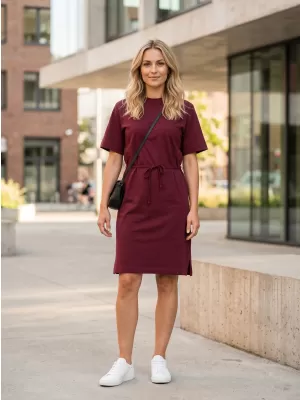 Dámske šaty MALFINI MUSE 816 GARNET