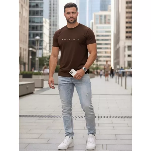  Pánske tričko DSTREET NX5123R-CH HNEDÁ 