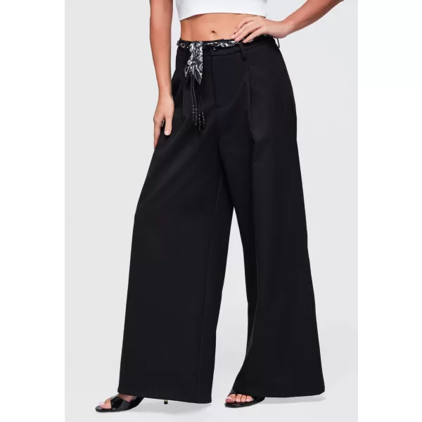  Dámske nohavice OMBRE OW-PA-E0020 BLACK 