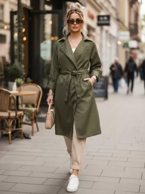 Dámska bunda DSTREET TY5674 ZELENÁ