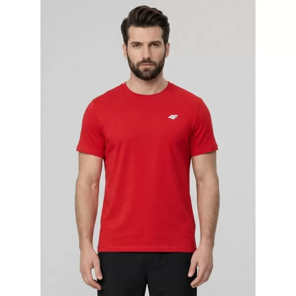  Pánske tričko 4F WMM00TTSHM3341 RED 