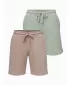 Pánsky set kraťas OMBRE Z125 BEIGE/LIGHT GREEN
