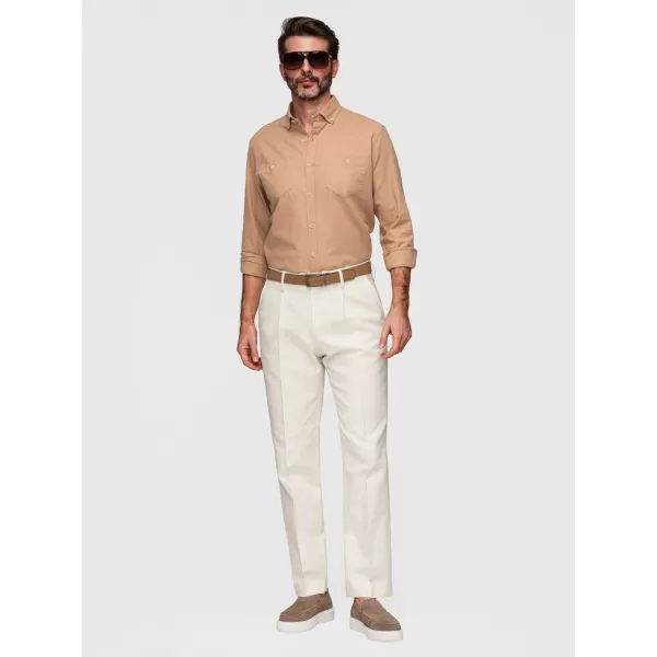  Pánska košeľa OMBRE N-OM-SHCS-0134 LIGHT BROWN 