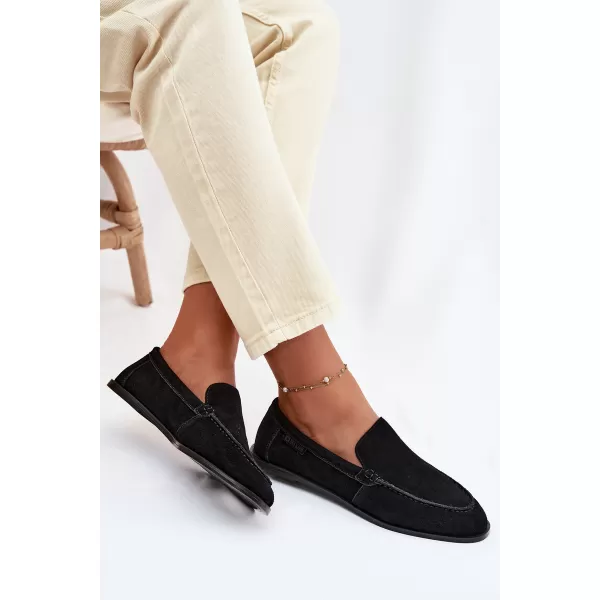  Dámske mokasíny BIG STAR SHOES TT274209 BLACK 