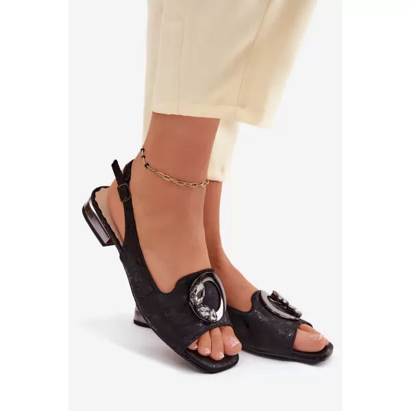 Dámske sandále S.BARSKI KV61-6024 BLACK 