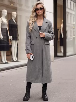 Dámsky kabát DSTREET 1 NY0839 TMAVO ŠEDÁ