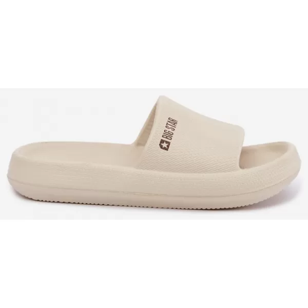  Dámske šľapky BIG STAR SHOES UU274087 ODTIENE HNEDEJ A BÉŽOVEJ 