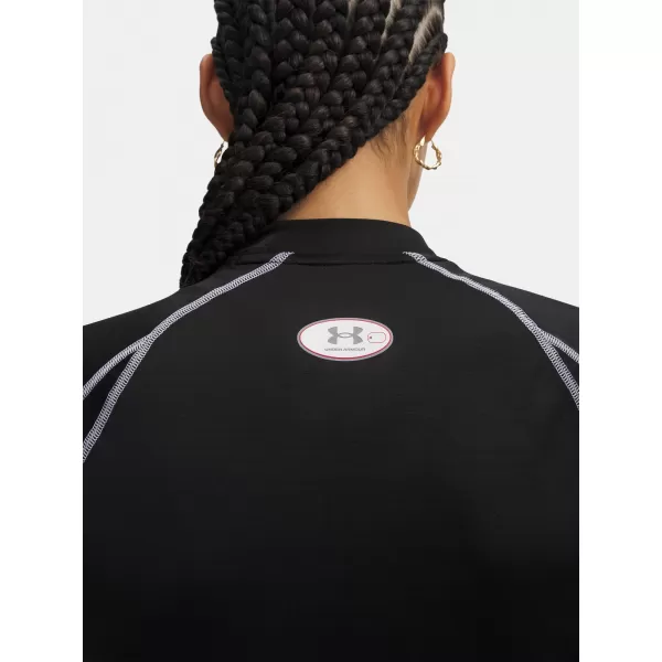  Dámske tričko UNDER ARMOUR HEATGEAR ELITE CROP MCK SS 6014710-008 ČIERNA 