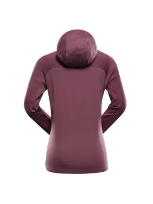 Dámska rýchloschnúca mikina ALPINE PRO ROLTA 2 GRAPE NECTAR