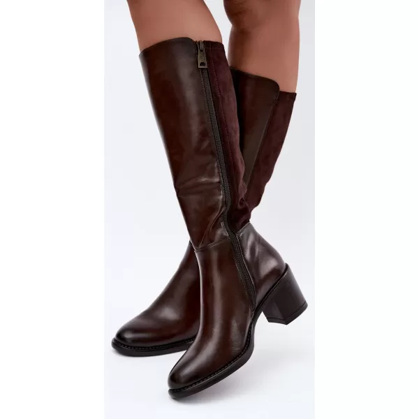  Dámske čižmy VINCEZA 58652 BROWN 